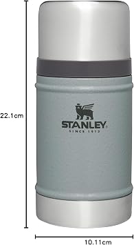 STANLEY Classic Legendary Classic Food Jar 24oz Hammertone Silver