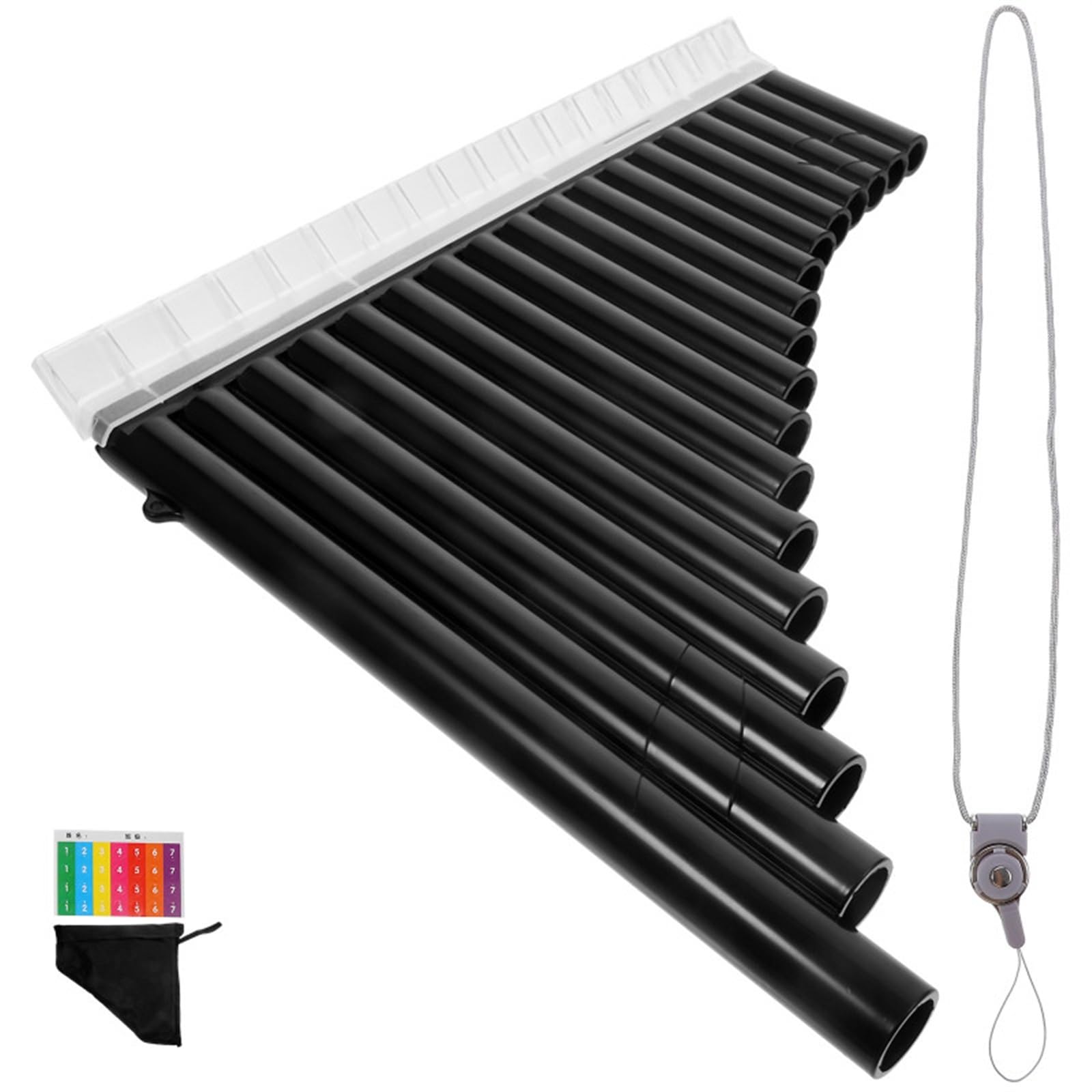 flauto di pan professionale Strumento Per Flauto Di Pan Portatile, Chiave C, Tavola Per Flauto Di Pan, Educativo Universale