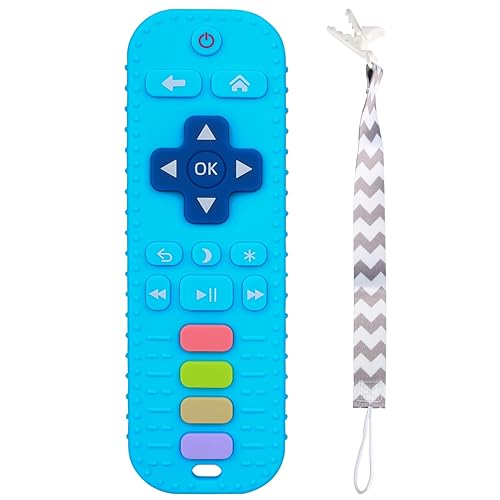 Miniatura 1 de Yinghezu Juguetes de dentición de silicona para bebés pequeños, forma de control remoto para bebés, juguetes masticables para baby shower,