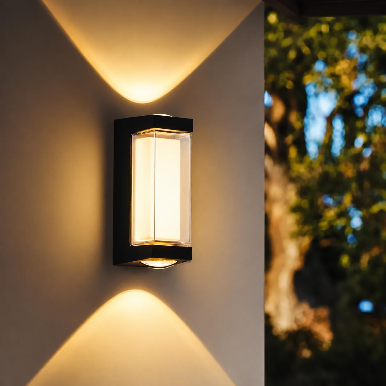 FERA Waterproof Up Down Led Wall Lamp, Aluminium IP65 Body 3 Way, Warm White, Indoor/Outdoor Decorative Wall Sconce Light (3 Way Warm)-image-40