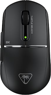 Turtle Beach Burst II Pro Black Wireless Esports Gaming Mouse - 8K Poll, 57g Ultralight, 150-Hour Battery, Optical Switches, Symmetrical, 30K DPI Optical Sensor, 8 Programmable Inputs