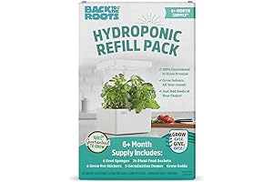 Back to the Roots Water Garden Hydroponic Plant Grow Kit Refill Pack