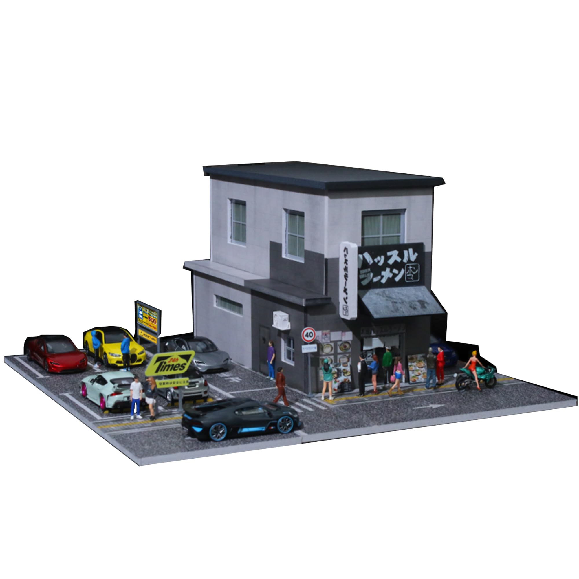 Amazon.com: Ramen Restaurant Scene Model – 1:64 Scale Japanese
