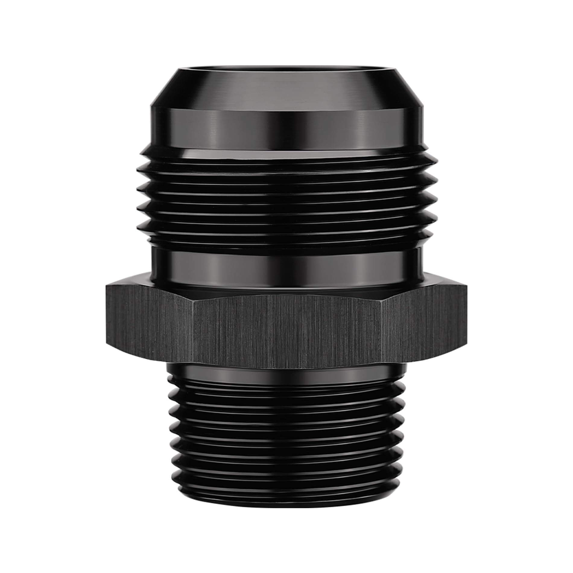 EVIL ENERGY 16AN Male Flare to 3/4" NPT Pipe Fitting Adapter Straight Aluminum Black