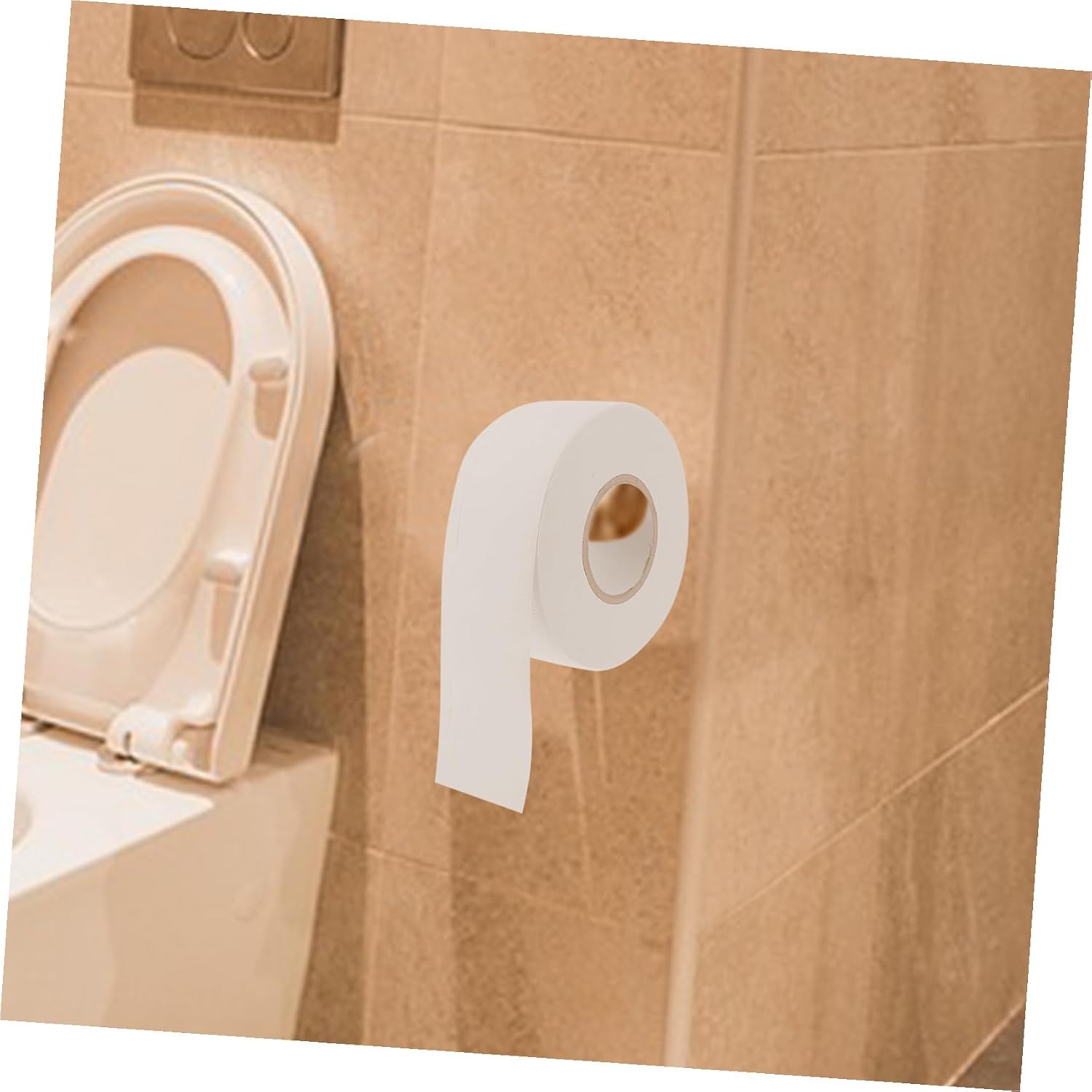 Mikinona Ply Thick Toilet Paper Roll for Public Restrooms Heavy-duty Bathroom Tissue with Strong Absorption and Tear-resistant Pattern Suitable for Hotels Restaurants Train Stations and