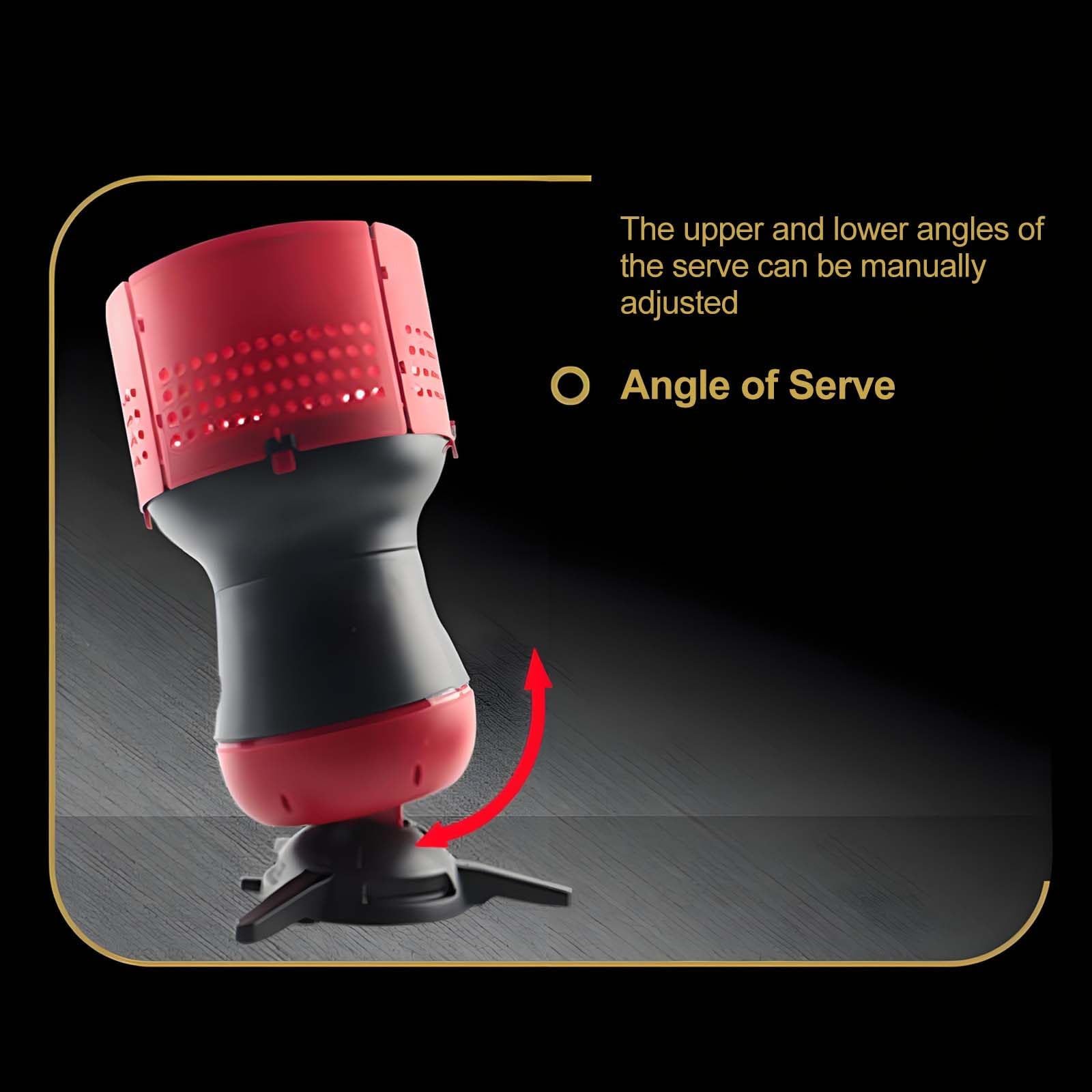 Lanciatore automatico per ping pong con telecomando, capacità di 90 palline, 5 velocità/rotazione regolabile per un efficace allenamento di ping pong