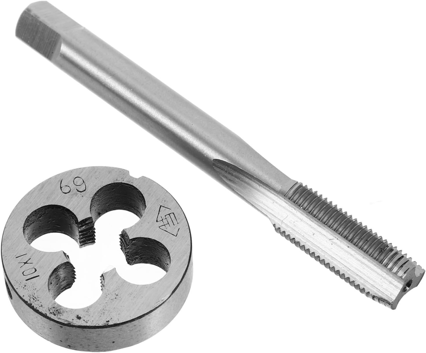 Tap and Die Set Portable Hand Tool for Thread Repair Construction Straight Flute Design for Efficient Use for and Professional Maintenance