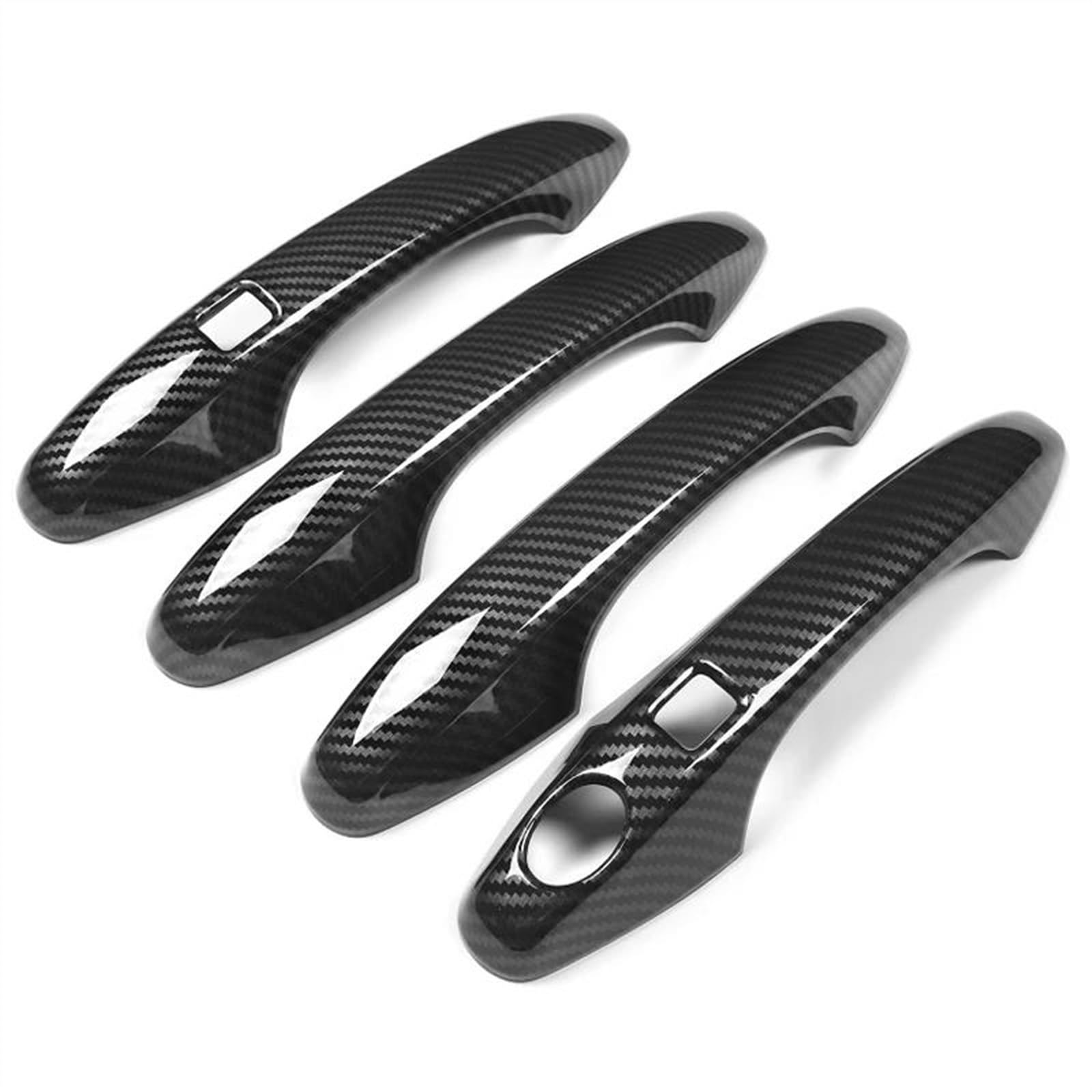 KJHOPY Car Accessories Exterior Door Handle Bowl Trim Cover Frame for Haval H6 3rd Gen 2021-2023 GT DHT-PHEV Exterior Door Handle(Carbon C)