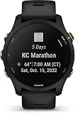 Garmin Forerunner 255 Music GPS 46mm Running Smartwatch, Lightweight, Music Storage, Advanced Training & Insights, Safety & Tracking Features, up to 14 days Battery Life, Black - 1