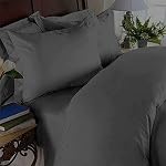 Elegant Comfort 3 Pièce 1500 Premium Hôtel Qualité Luxe Ultra Couvercle de couettes Cozest doux, Roi/Californie Roi, Noir