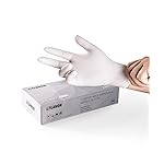 LANON Food Safe White Disposable Nitrile Gloves, Latex-Free, Powder-Free, Textured Fingertips, Cooking, Cleaning, XL
