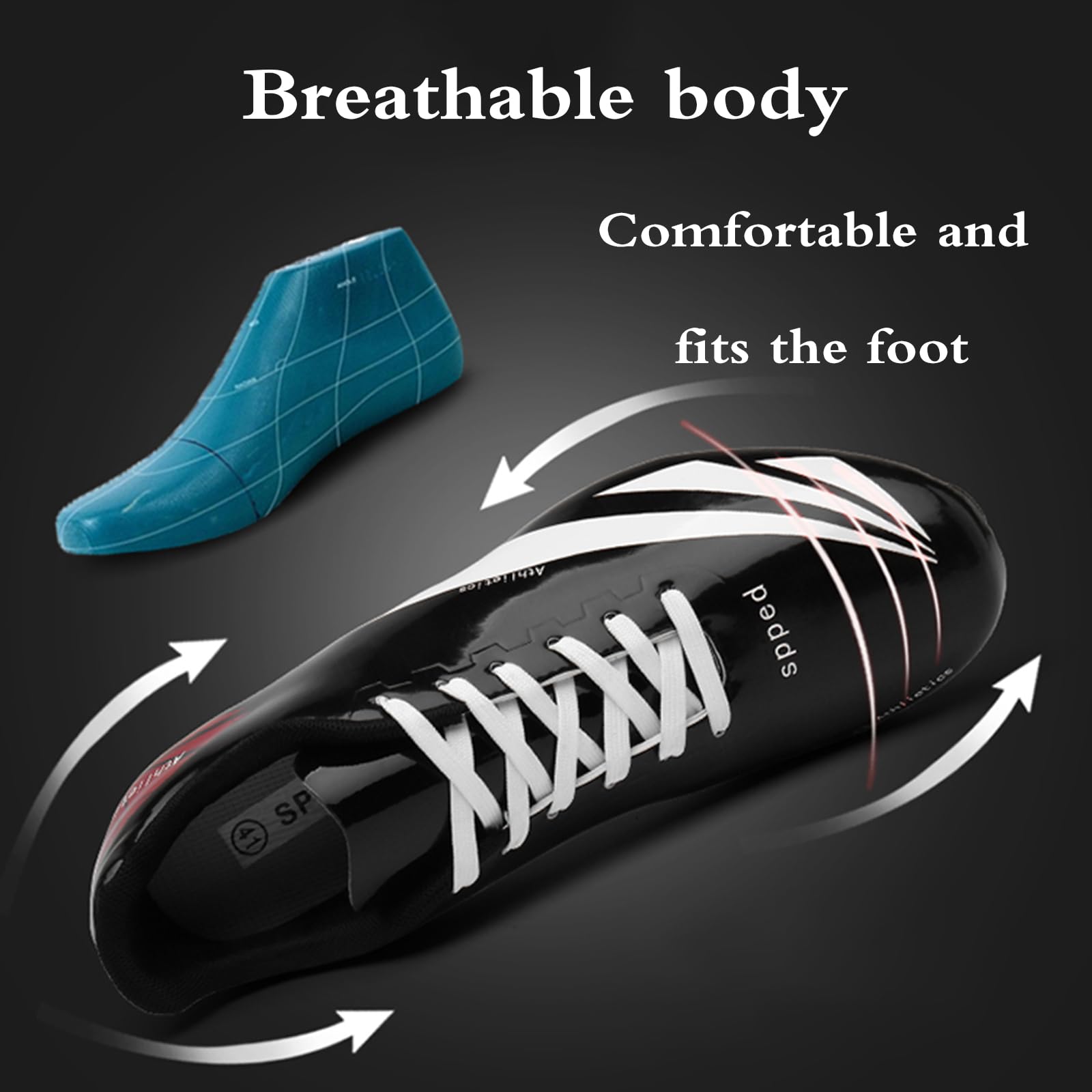 Atletismo 8 Clavos Zapatillas,Zapatos con Clavos Pista Campo,Clavos De Running,Transpirable CóModo Antideslizante Ligero,PortáTil,para Hombres,Mujeres JóVenes Atletismo,Correr
