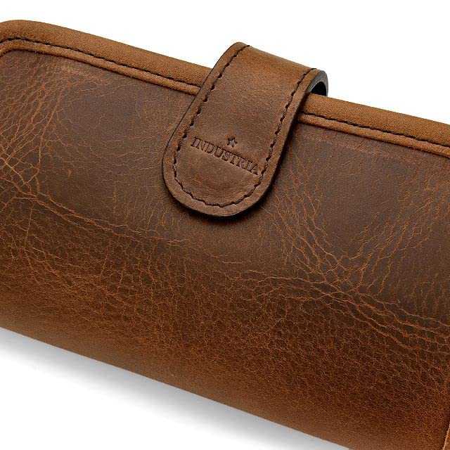 【新品未使用】インダストリア　オムレットペンケース6ダークブラウン　筆箱 Amazon | INDUSTRIA インダストリア オムレットペンケース6