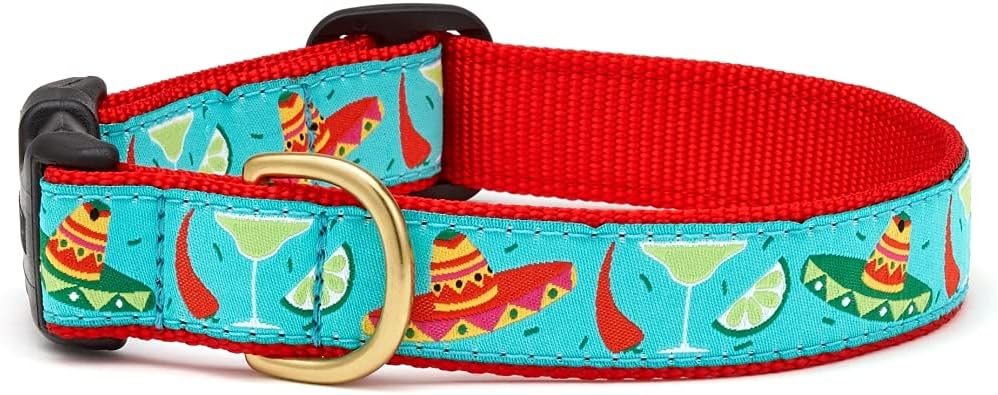 p Country Cinco De Mayo Pattern Dog Collars and Leashes (Cinco De Mayo Dog Collar, Medium (12 to 18 Inches) 5/8 Inch Narrow Width)