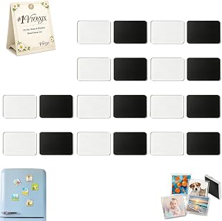 DIY Acrylic Fridge Magnet Kit Maker Clear Personalized Custom Photo Magnet Making Set Refrigerator Magnetic Transparent Picture Frame with Adhesive Backing Office Classroom(10pcs Rounded Rectangle)
