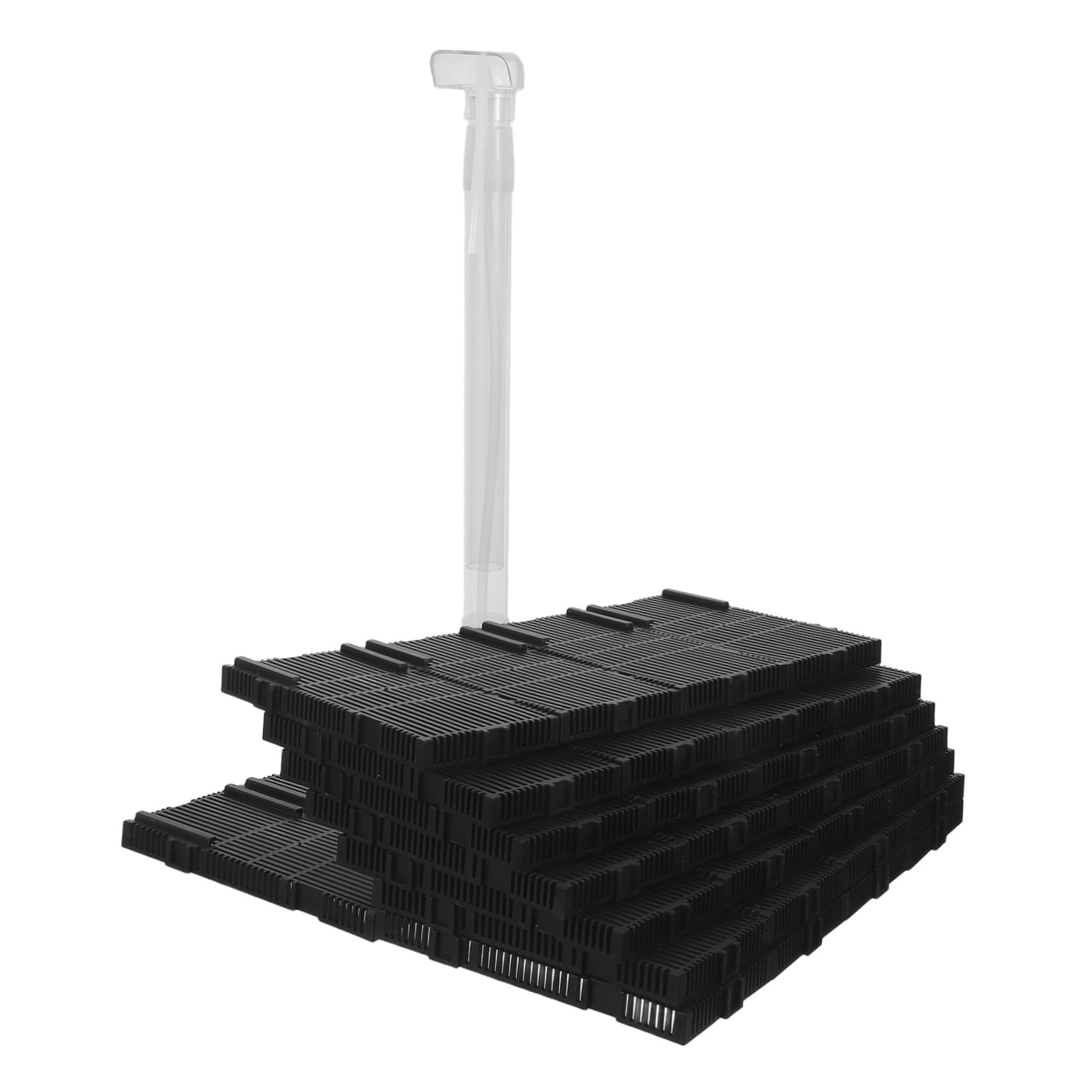 Filtro Versátil Negro Plástico Sistema para Pecera de Filtración y Compatibilidad para Acuario de Animales Acuáticos