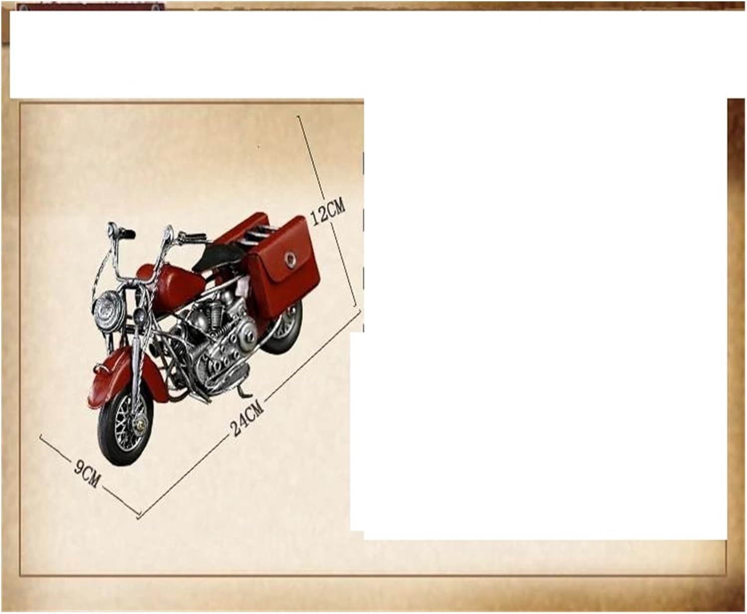 Mini Simulation Motorcycle Toys for Antique Metal Motorcycle European Ornaments Living Room Furniture Wine Cabinet Decorations Creative Crafts Adult for Boys(Blue)