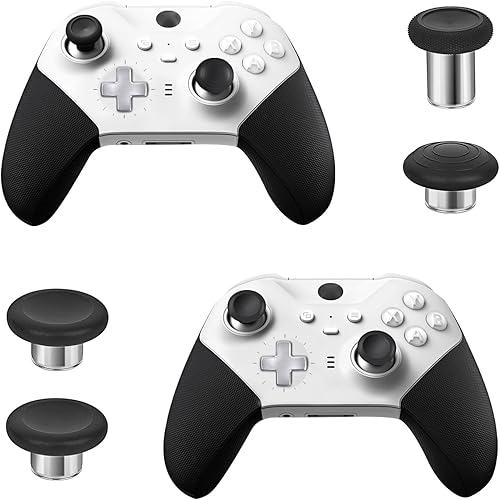 Miniatura 5 de Palillos de repuesto de metal para Xbox Elite Controller Series 2 Core el paquete de componentes incluye 4 joysticks magnéticos intercambiables 4