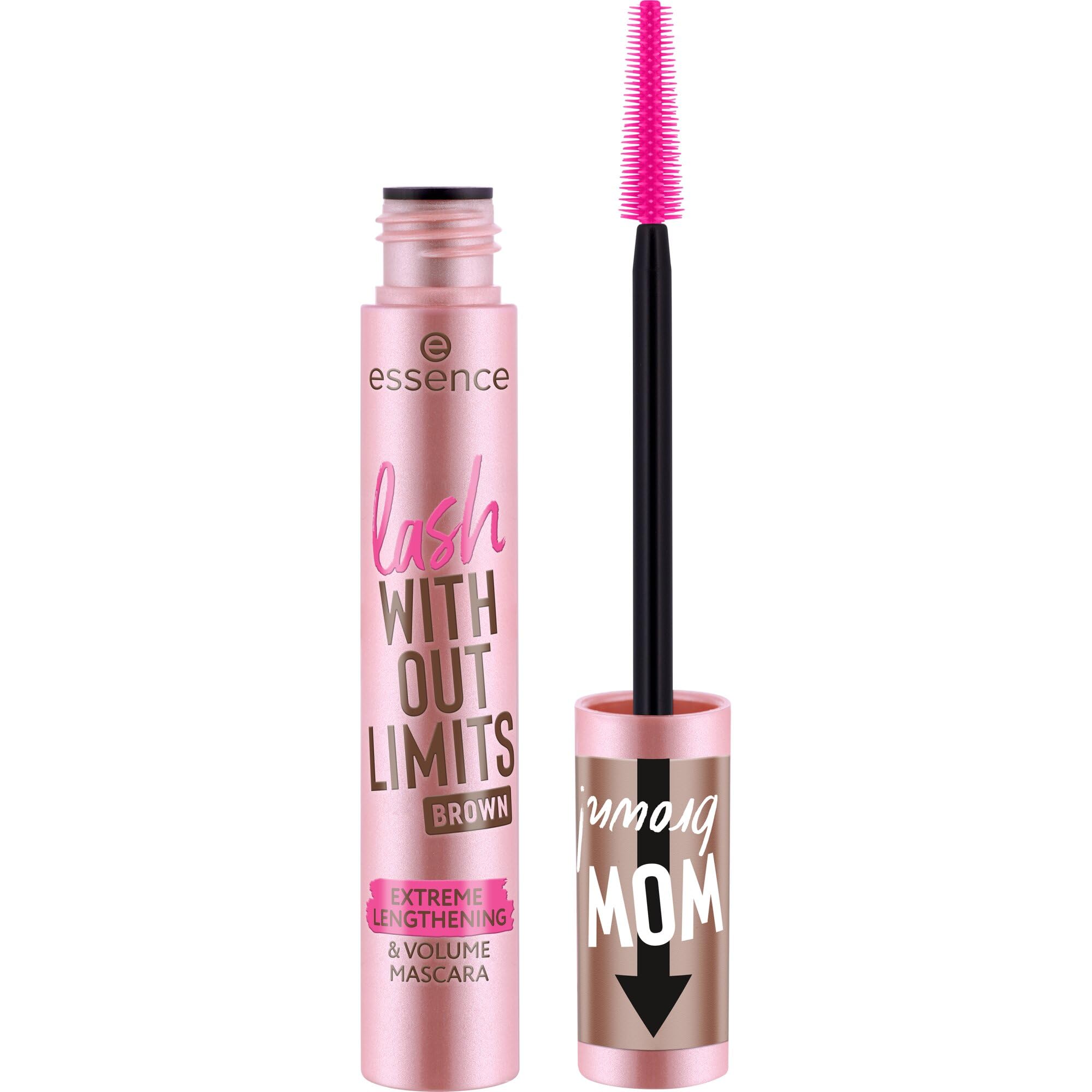 essence lash WITHOUT LIMITS BROWN EXTREME LENGTHENING & VOLUME MASCARA, longlasting, volumizing, lengthening (13ml)