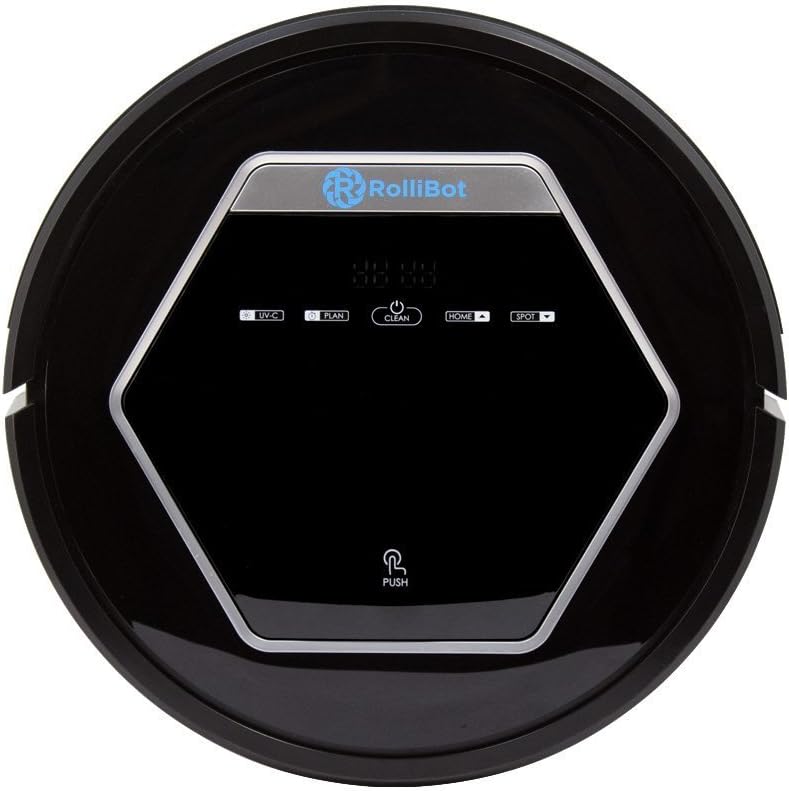 Rollibot BL618- Quiet Robotic Vacuum Cleaner. Vacuum's, Sweeps, Mops for Hardwood, Tile, and Linoleum.