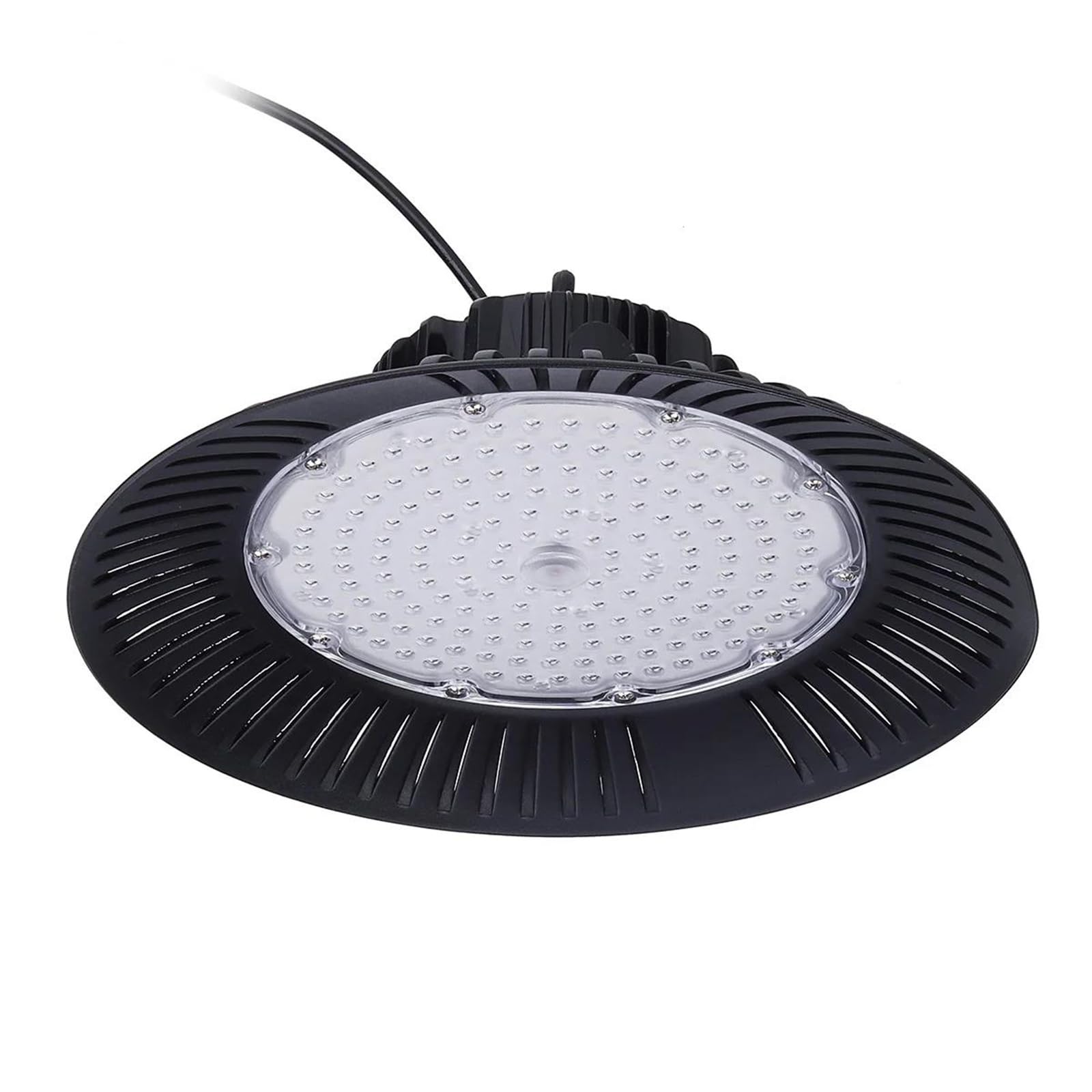 DazulI 6500K LED High Bay Light Waterproof IP65 Industrial Lighting UFO Lamp for Garage Shop Lights Workshops Warehouse Factory,200W