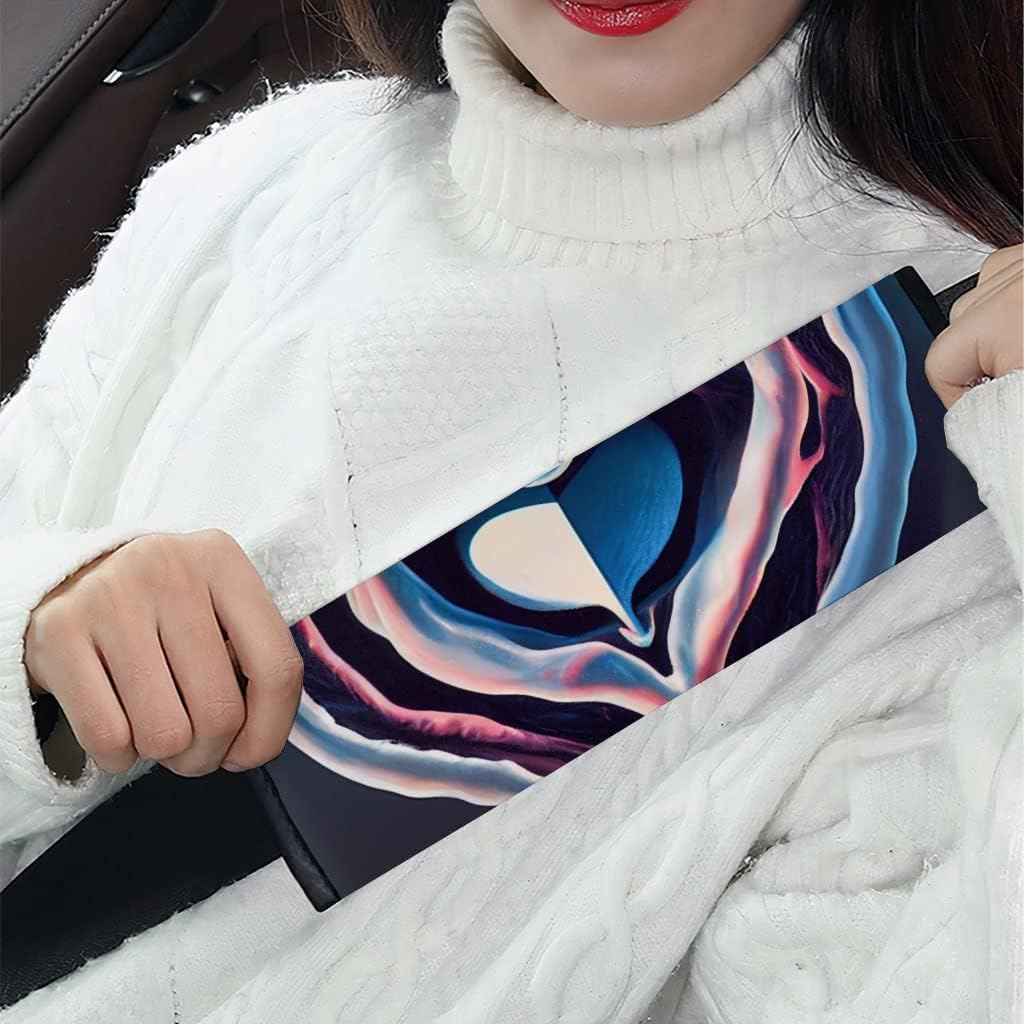 Frozen Heart Car Seat Belt Pads - Beautiful Seat Belt Cover - Cute Seat Belt Cover