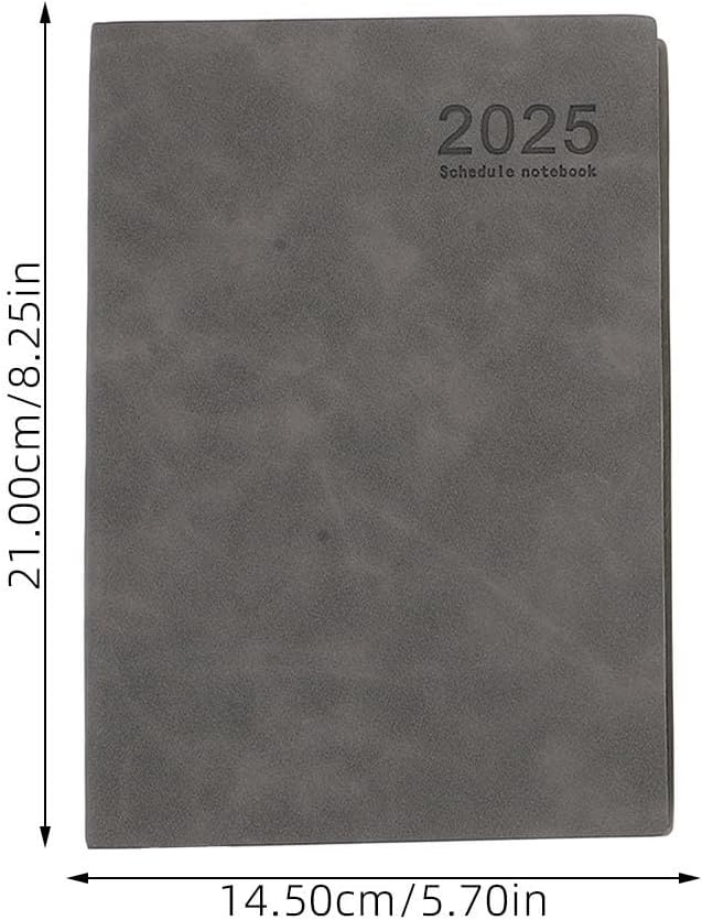 3pcs A5 2025 Planner Notebook for Daily Time Management and Goals image 2