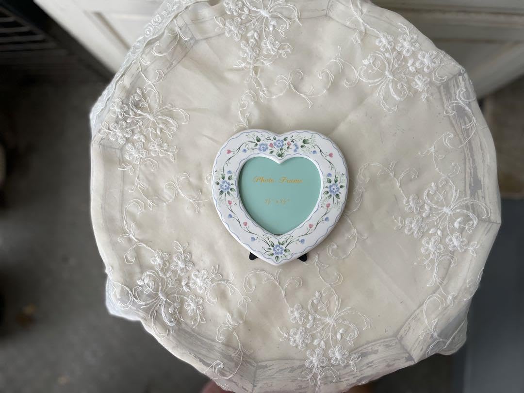 Amazon.co.jp: 陶器のフォトフレーム ハート : ホーム＆キッチン