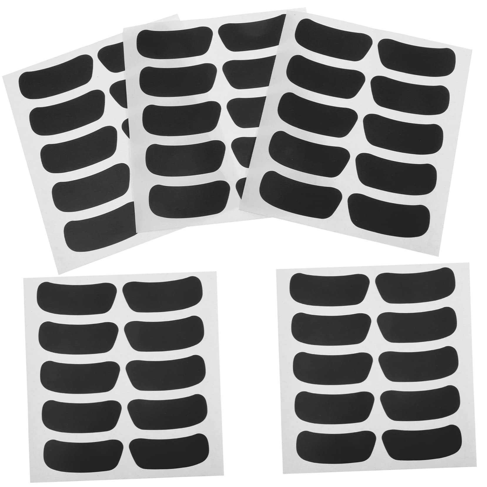 Pegatinas para ojos de fanáticos del deporte con 50 hojas portátiles de animación