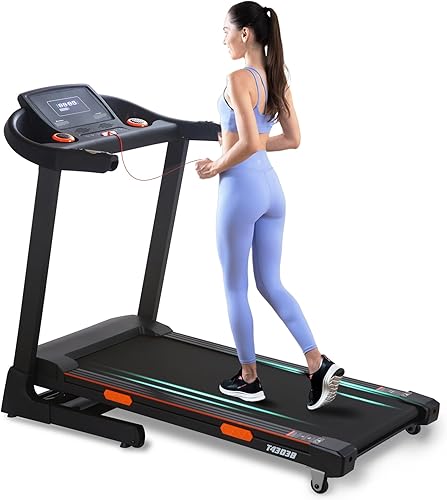 AHGOKL Caminadora plegable, 2 en 1, caminadora para debajo del escritorio, 2.5 HP, capacidad máxima de 220 libras, con altavoz, aplicación, control disponible en Yaxa Colombia