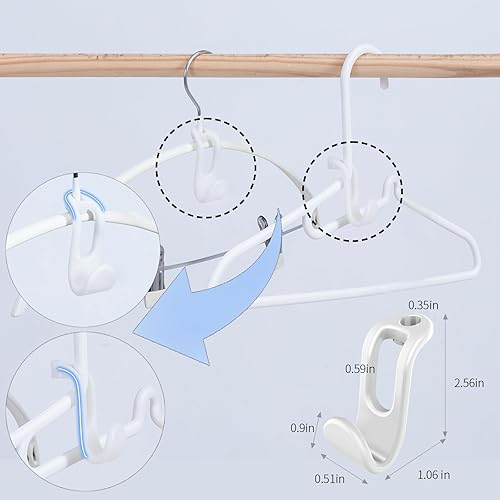 Miniatura 3 de Ganchos de conector para colgar  Perchas que ahorran espacio, ganchos de suspensión, 12 piezas