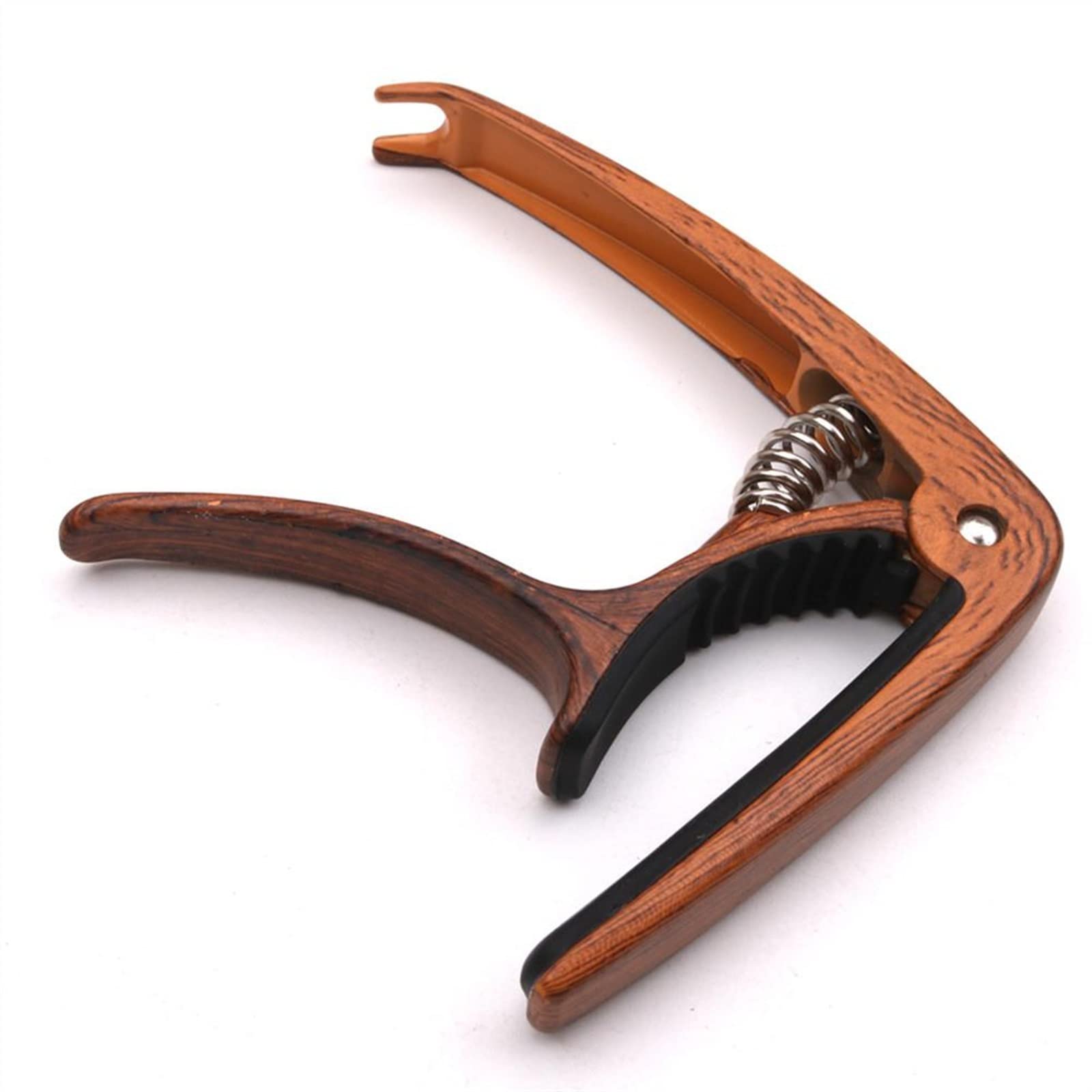 Chiave A Morsetto A Cambio Rapido Capotasto per Chitarra Acustica Capotasto per Chitarra in Legno con Set di 2 Plettri Professionale Strumenti per Chitarra