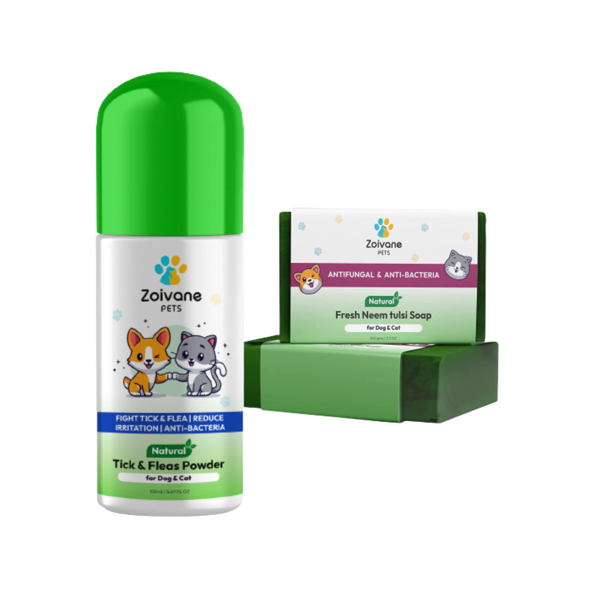 ZOIVANE Powder for Ticks in Dogs 150ml Pack of 1 + Soap for Dog Bath, Neem Tulsi soap 100gm for Dog and Cat - Pack of 2 - Combo (B09WVDXZPR) Amazon Price History, Amazon Price Tracker