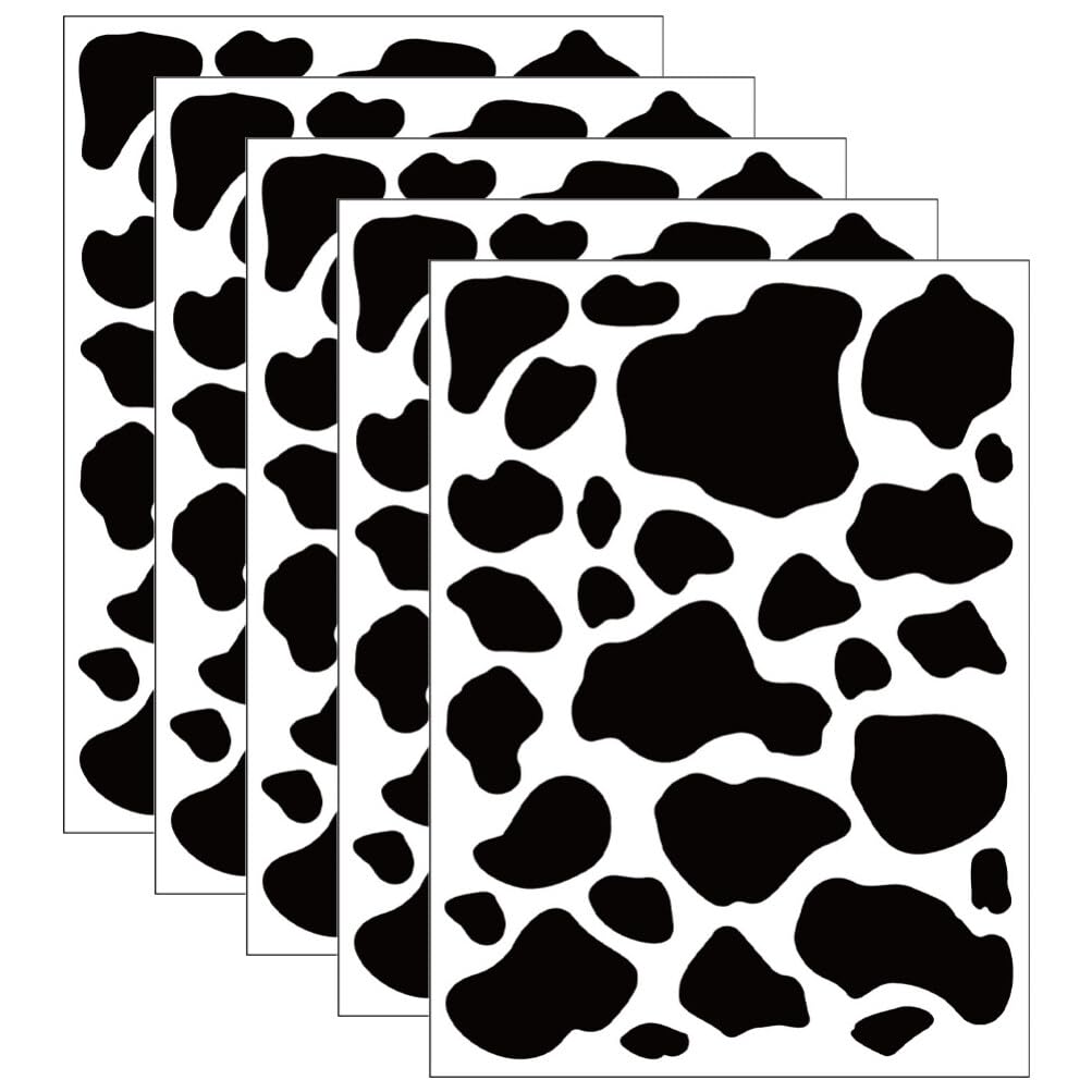Sticker mural imprimé vache deco facile sans colle