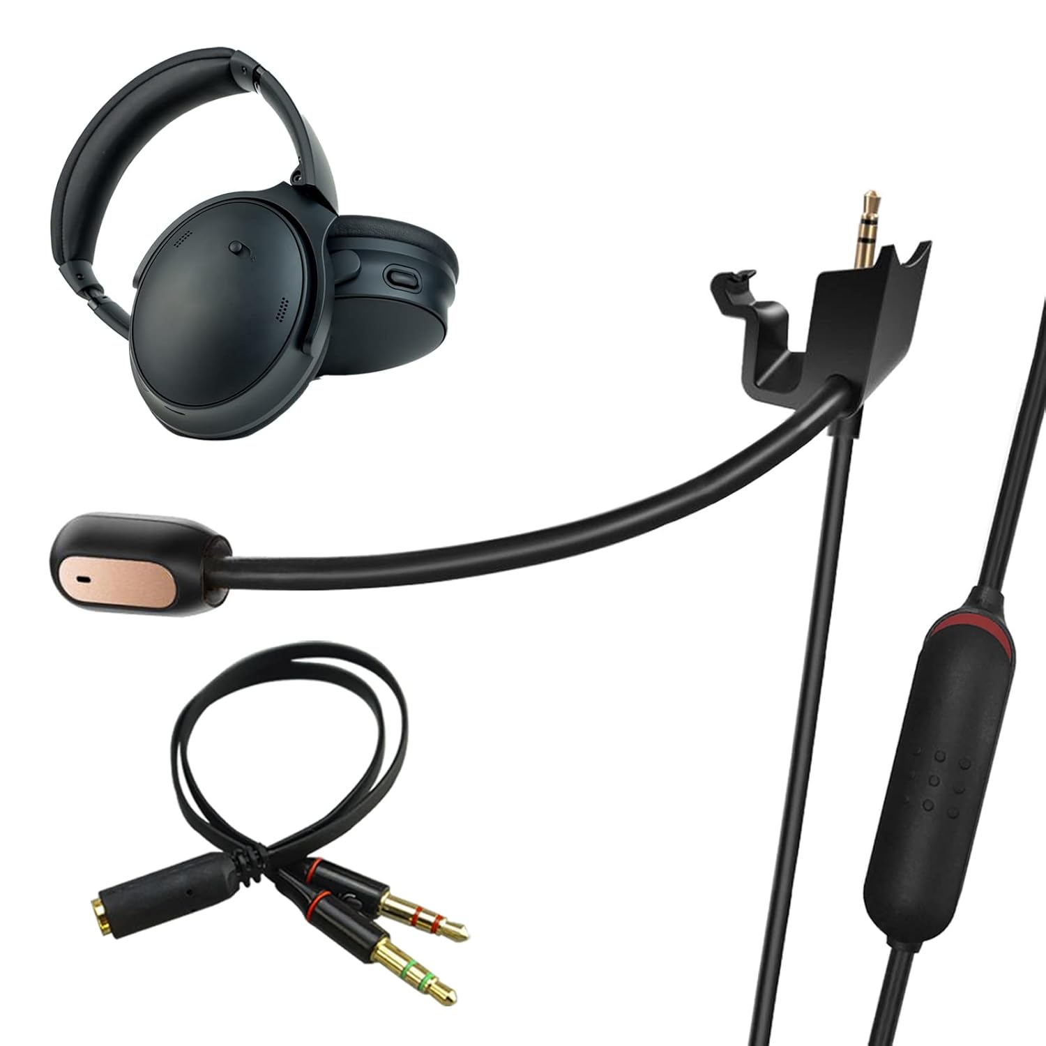 ANLINKSHINE Boom Mic Cable Compatible with Bose QC35 II Replacement