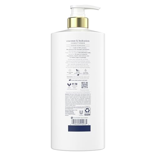 Dove Conditioner Coconut & Hydration for Dry Hair with Bio-Protein Care Technology and Coconut Oil 28 Fl Oz - Image 3