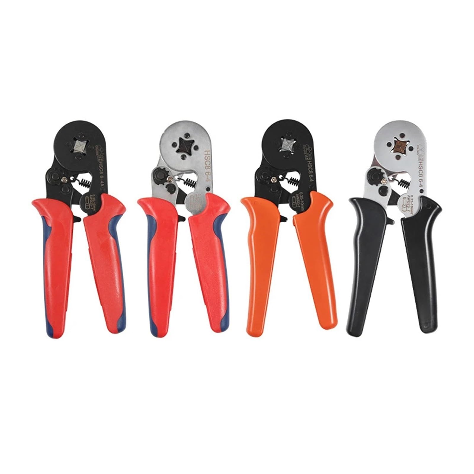 HSC8 6-4 0.25-10mm2 6-6 A .25-6mm2 Pliers Tube Awge Needles Terminals Tools(HSC8 6-4)