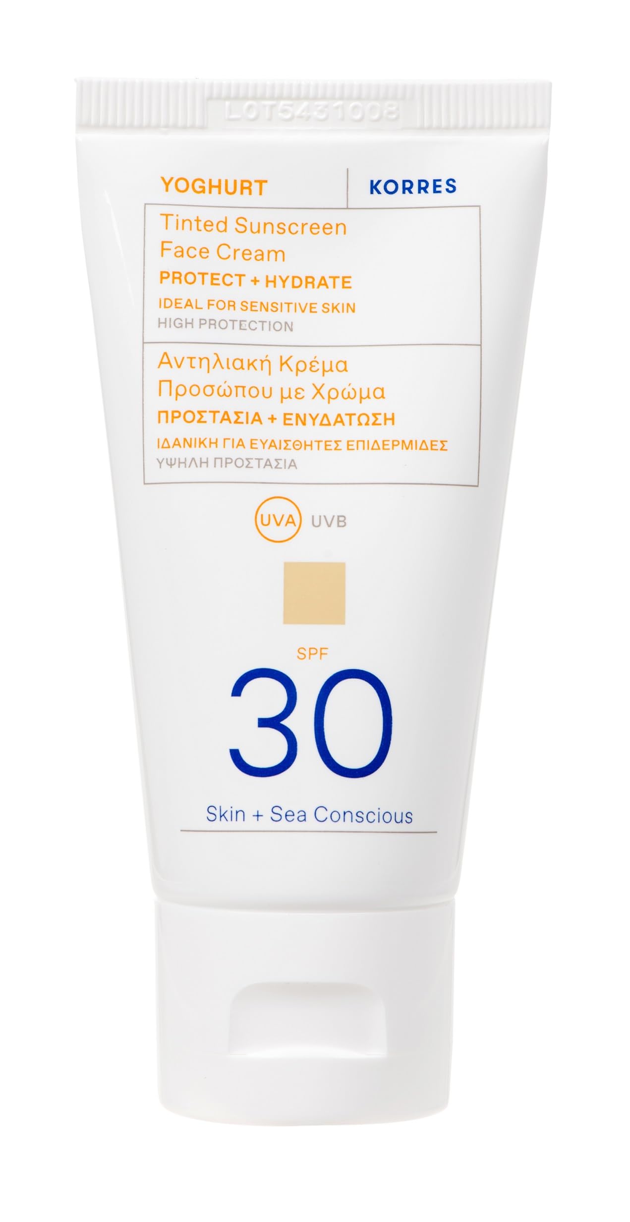 KORRES YOGHURT Tinted Face SPF30 50ml, 50 ml (Pack of 1)