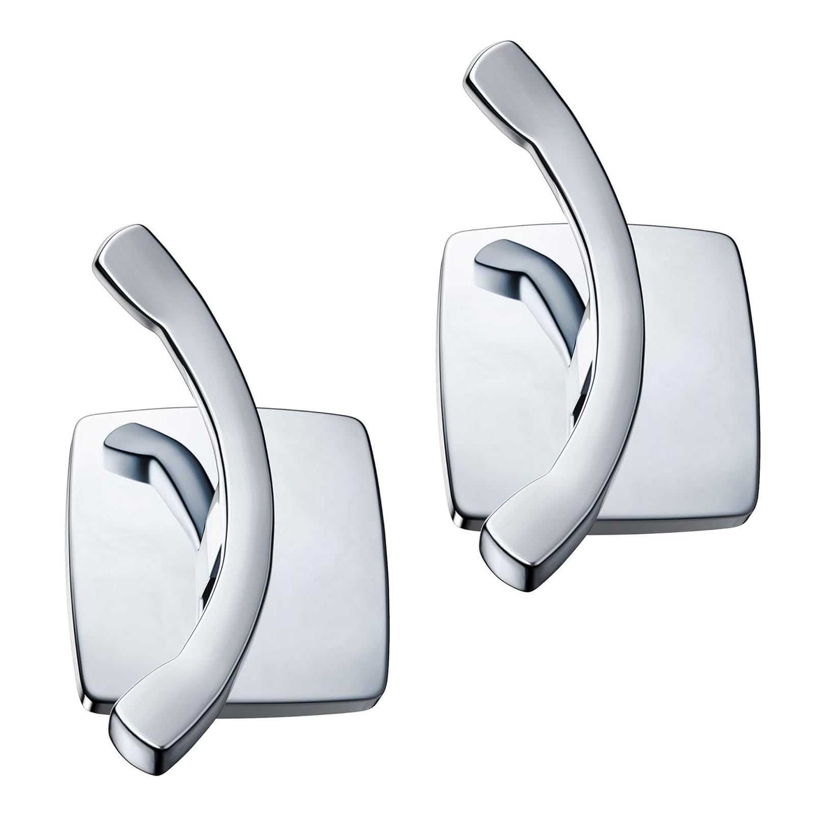 CUNZJIA Pack of 2 Zincs Alloy Bathroom Hooks for Towels Robes and Space Saving Wall Mounted Hanger