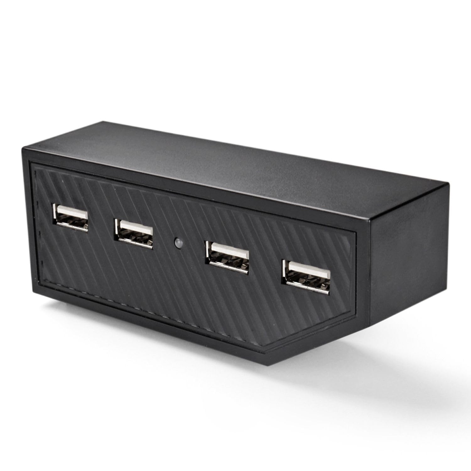 TNP USB Port Hub Adapter for Xbox One (Black) - High Speed 4 Ports USB Hub Extension Expansion Charger Connector Splitter for Xbox One Game Console Accessories