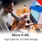 Toshiba Canvio Advance 1TB Portable External Hard Drive USB 3.0, Red - HDTCA10XR3AA
