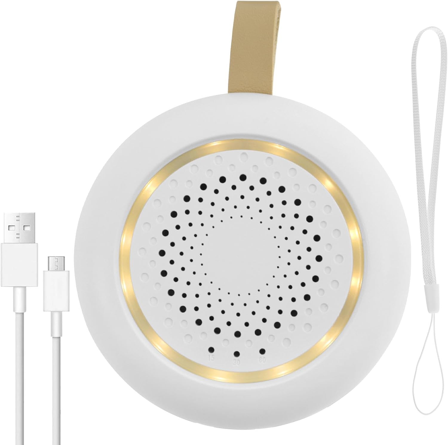 Portable Sound Machine for Baby, White Noise Machine, 24 Soothing Sound, Adjustable Brightness, Sound Therapy for Home, Travel Sound Machine for Sleep Office Privacy Focus Relaxation