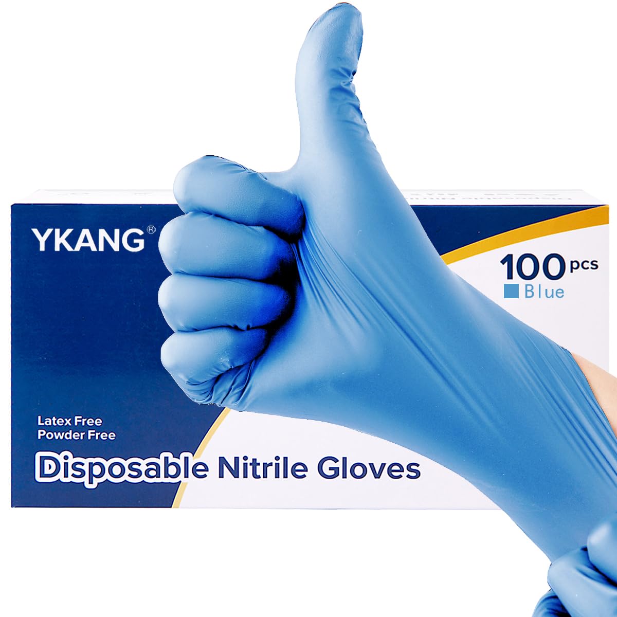 Black Disposable Nitrile Gloves,Latex Free Disposable Gloves 100 PCS,Food Safe Food Prep Cooking Gloves