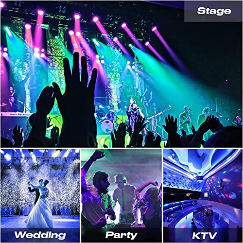 Stage Lights, 36Led 3 In 1 Bluetooth App Control Led Par Lights, 6 Models Dj Party Lights With 16 Million Colors & Timing Uplights For Events #TOP6