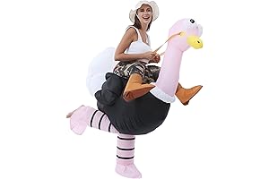 Inflatable Ostrich Costume - The Tallest In Town