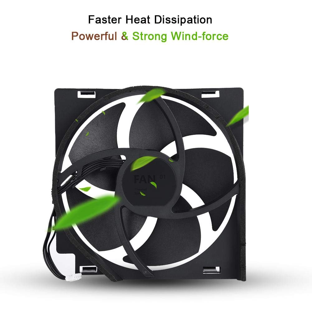Ventola di Raffreddamento per Xbox One, dissipatore di Calore rapido Ventola di Raffreddamento Potente Ventola di Raffreddamento del Vento-Forza è progettata per Xbox One(Xbox One s)