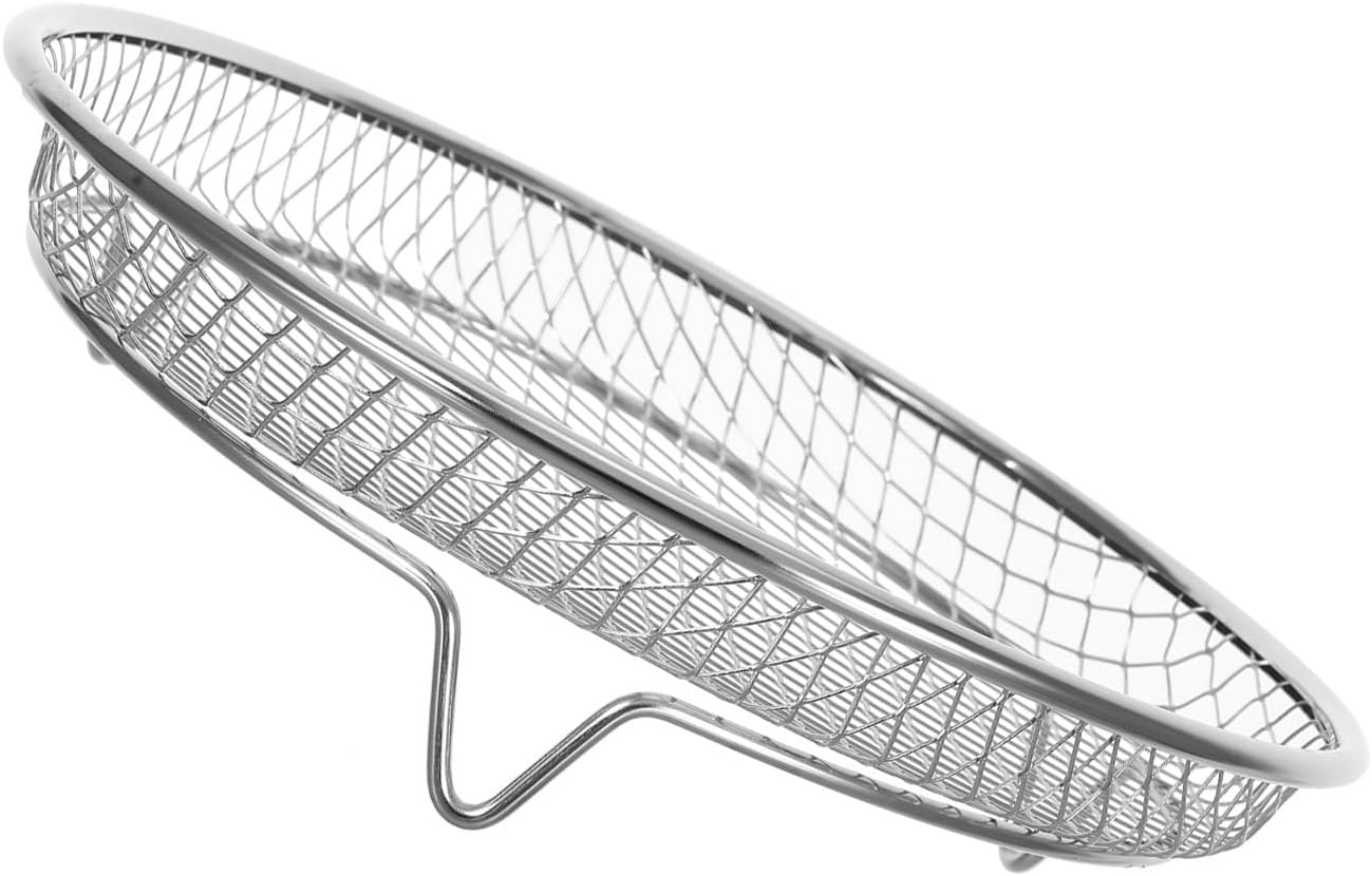 jojofuny Stackable Air Fryer Accessory Rack Stainless Steel Multifunctional Design for Steaming and Dehydrating in Kitchen Cooking Air Fryer Racks for Efficient Space-saving