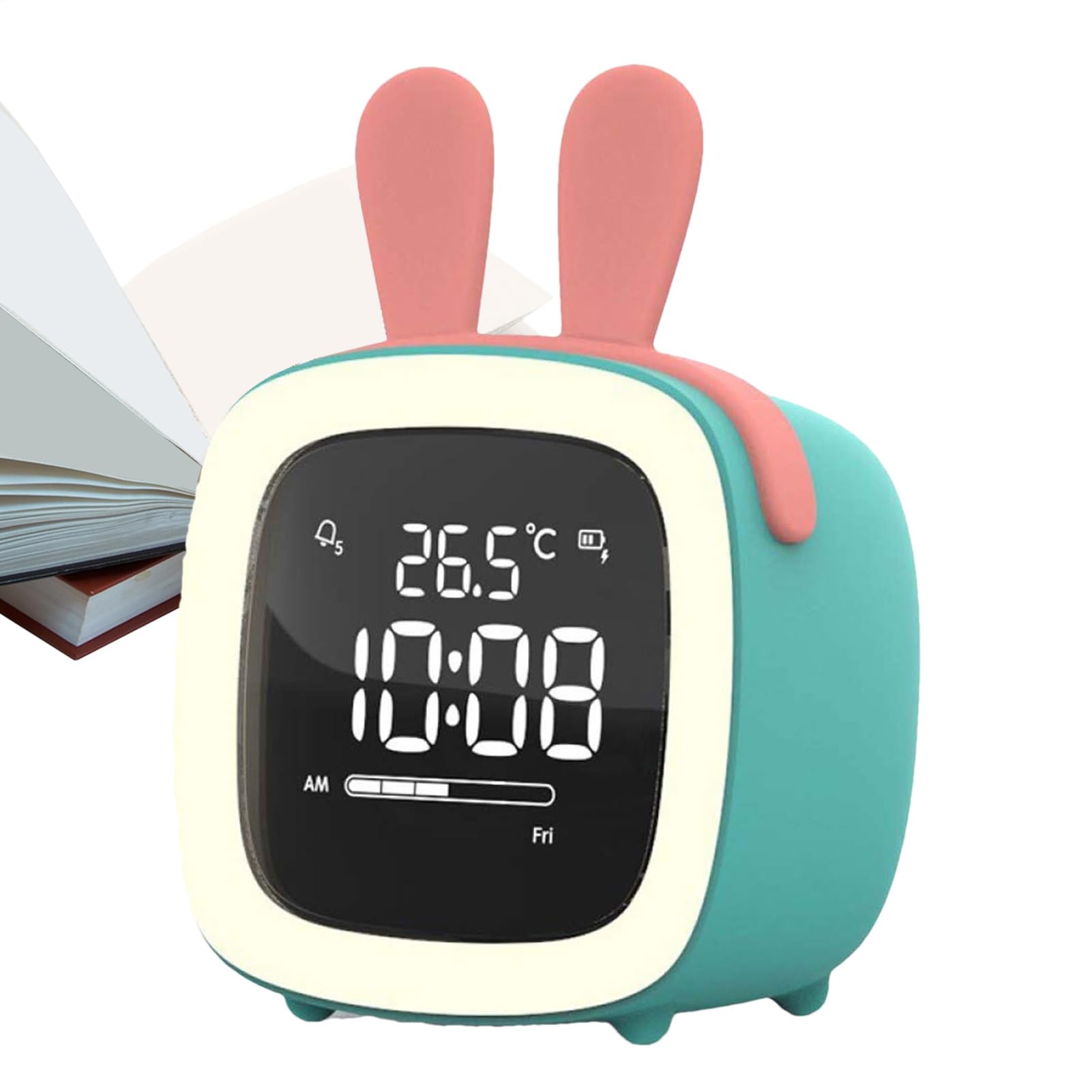 Réveil pour enfant LED dessin animé pour des matins doux en famille