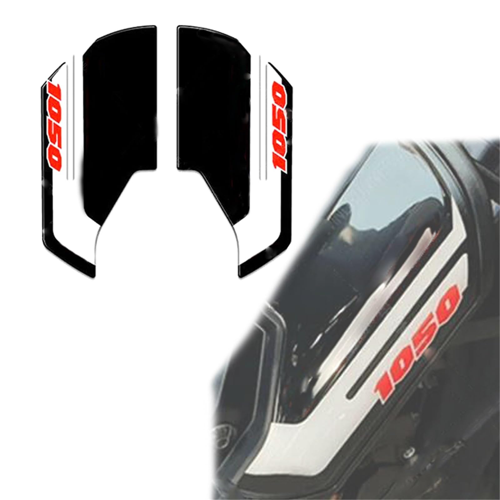 GQUIKGW Motorbike sticker Stickers Protection Waterproof Protective Sticker For SUZUKI V-Strom 1050 XT Resin Protective Sticker Motorcycle Tank Pad