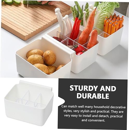 Miniatura 5 de Organizador de caja para nevera, organizador de puerta de refrigerador, estante de almacenamiento de cocina, organizador y almacenamiento de tamaño